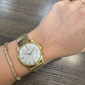 Baume & Mercier Geneve Vintage Watch Manual Winding 33mm Men Swiss